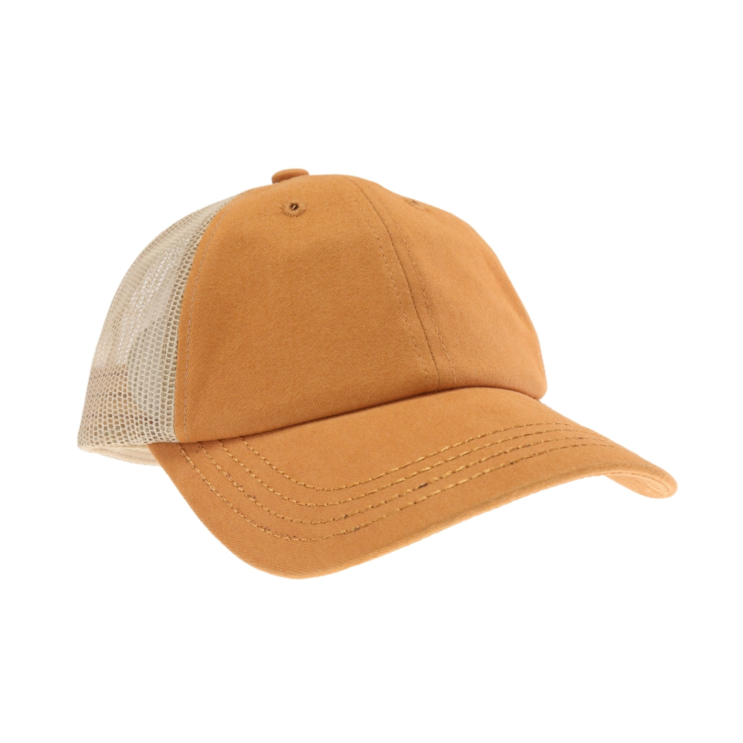 Solid Cotton Brushed C.C Ball Cap BA2000