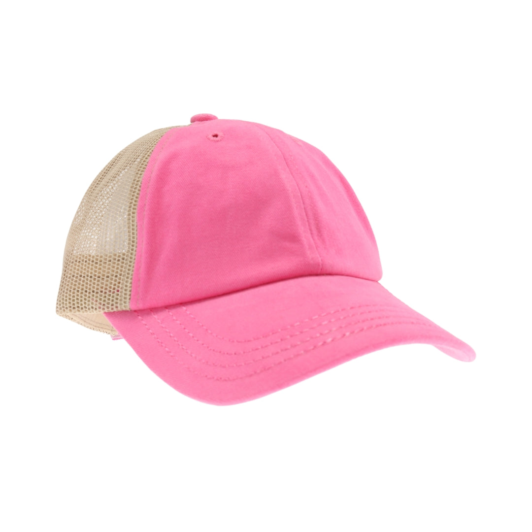 Solid Cotton Brushed C.C Ball Cap BA2000