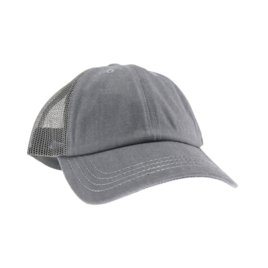 Solid Cotton Brushed C.C Ball Cap BA2000