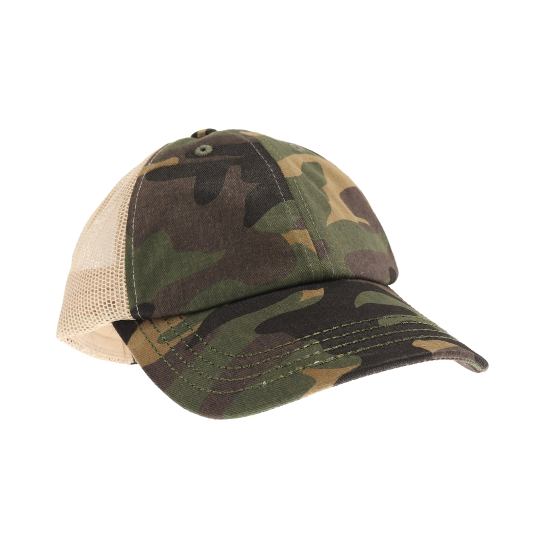 Solid Cotton Brushed C.C Ball Cap BA2000