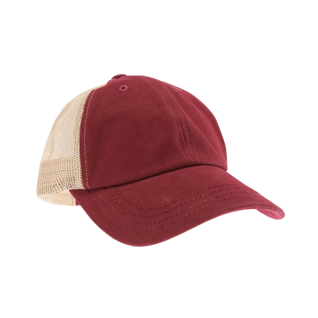 Solid Cotton Brushed C.C Ball Cap BA2000