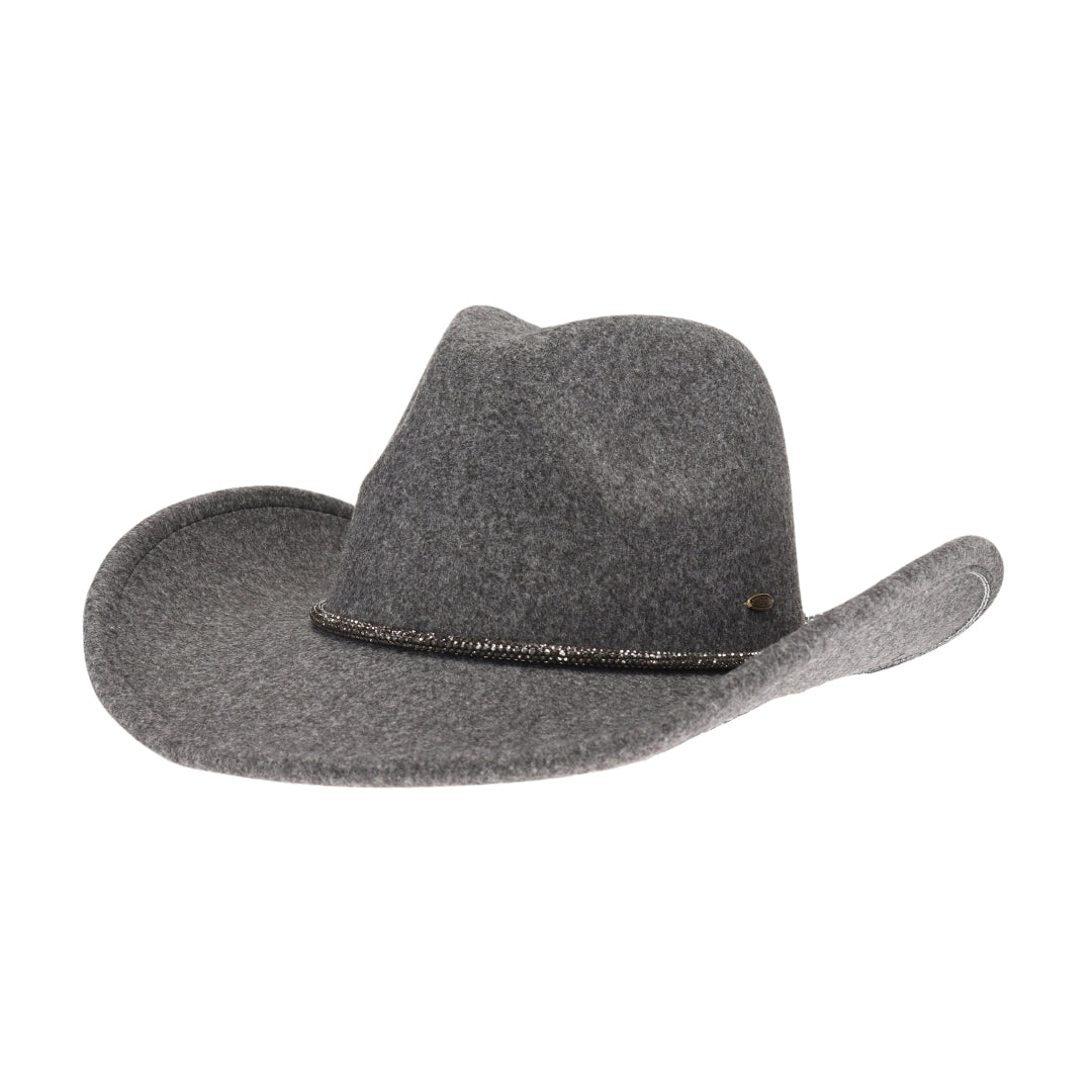 Reno Vegan Fabric Cowboy Hat VCC0067