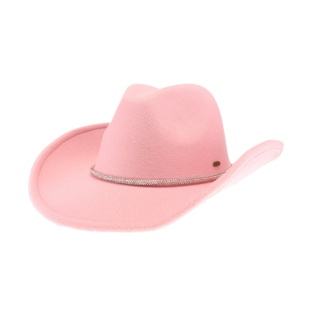 Reno Vegan Fabric Cowboy Hat VCC0067