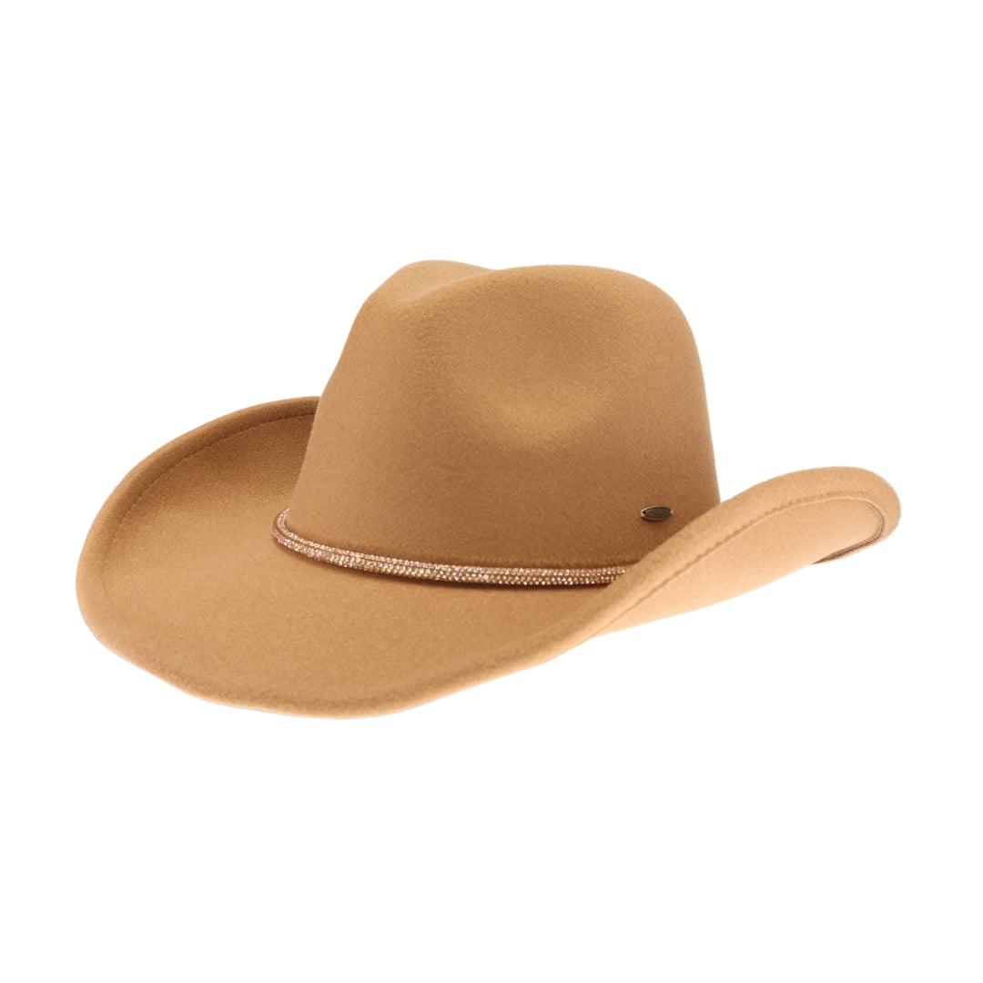 Reno Vegan Fabric Cowboy Hat VCC0067