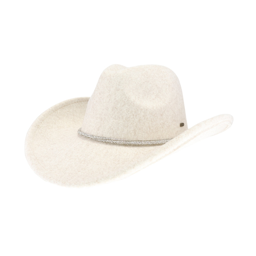 Reno Vegan Fabric Cowboy Hat VCC0067