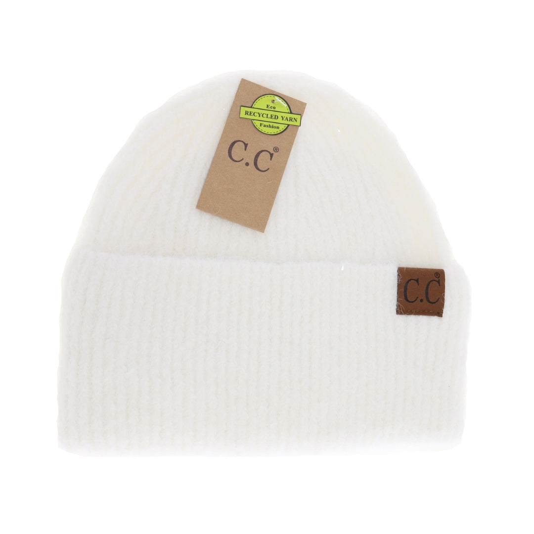 Mohair Feel Wide Cuff C.C Beanie HTC0010