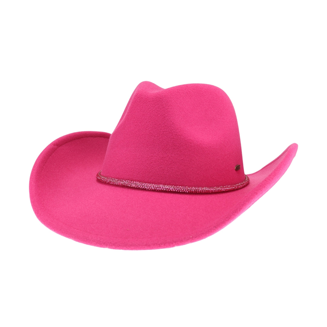 Reno Vegan Fabric Cowboy Hat VCC0067