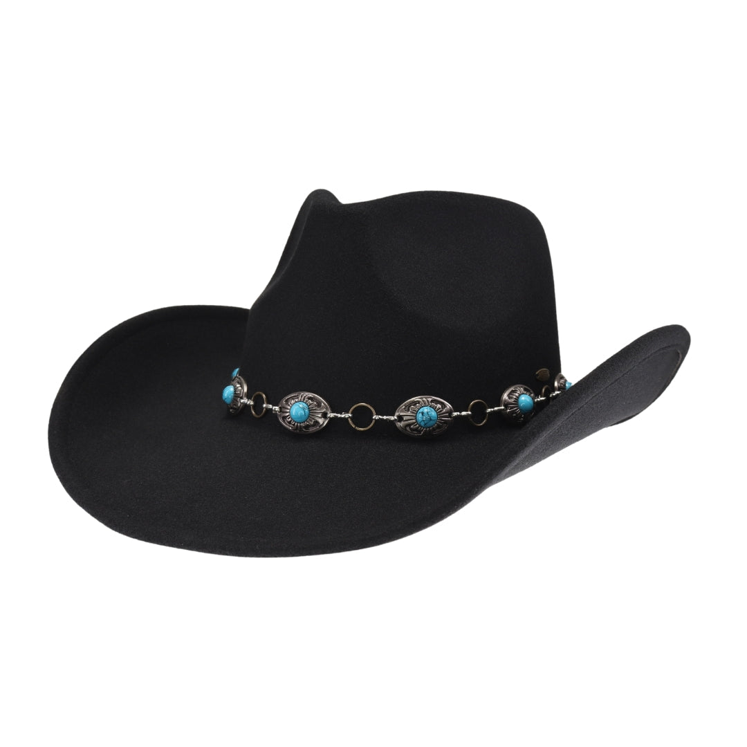 Taos Vegan Fabric Cowboy Hat VCE0062