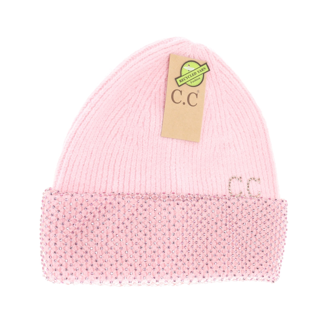 Rhinestone Net Cuff C.C Beanie HTE0013