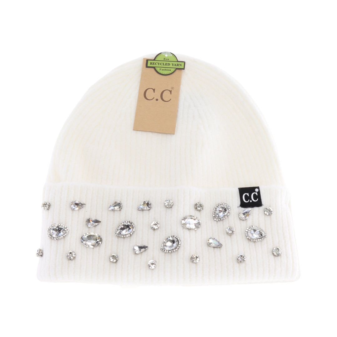 Rhinestone Charm Cuff C.C Beanie HTE0011