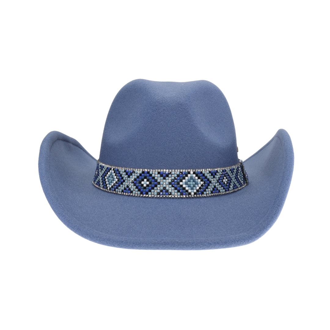 Las Cruces Vegan Fabric Cowboy Hat VCC0076