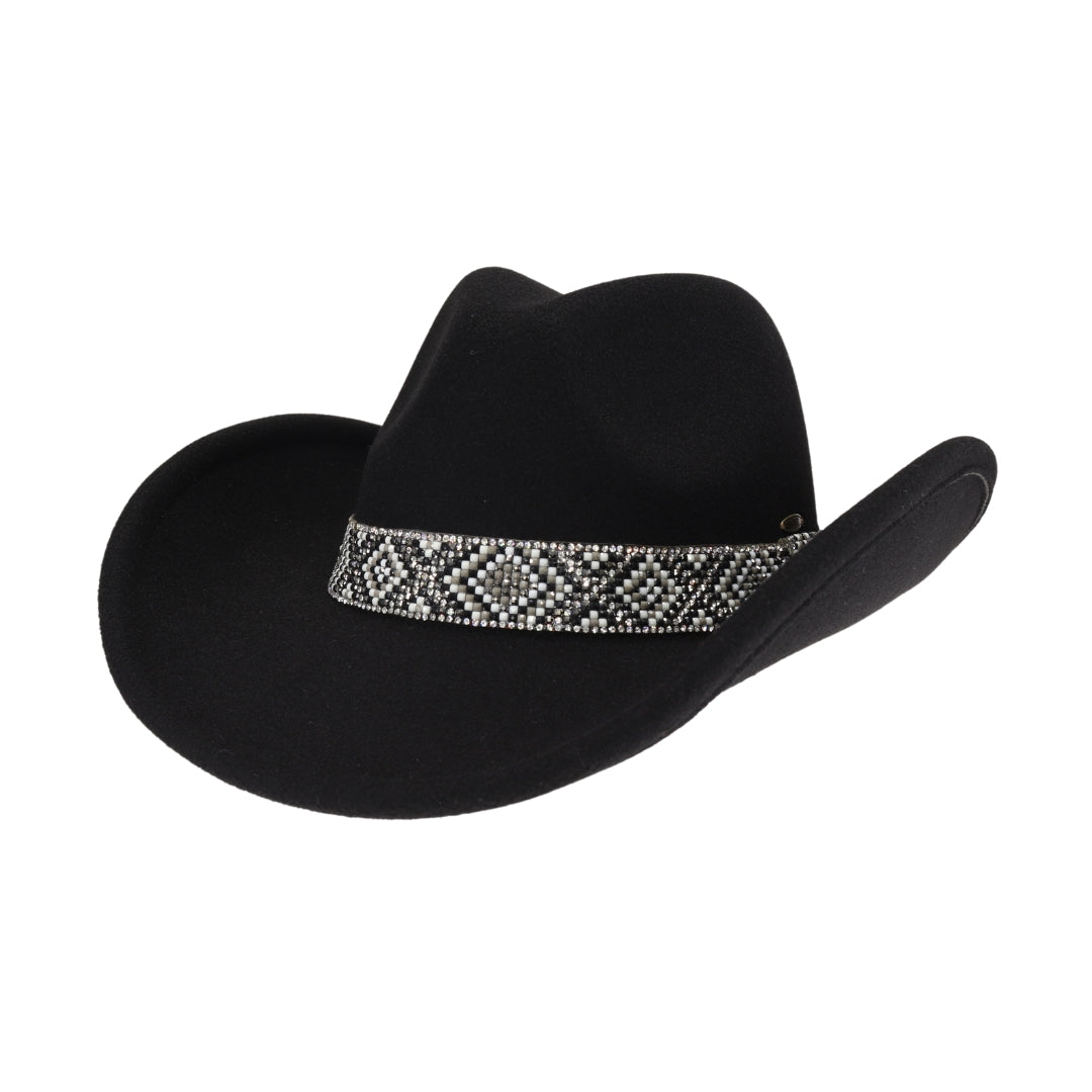 Las Cruces Vegan Fabric Cowboy Hat VCC0076