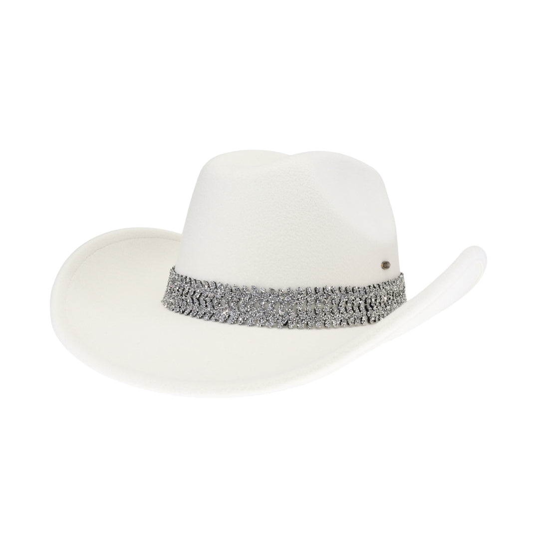 Silverton Vegan Fabric Cowboy Hat VCC0075