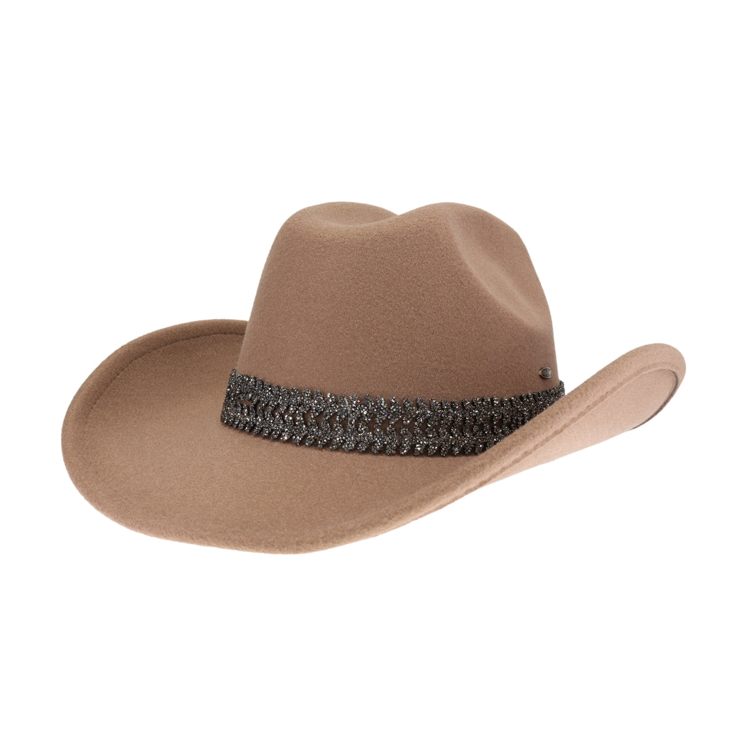 Silverton Vegan Fabric Cowboy Hat VCC0075