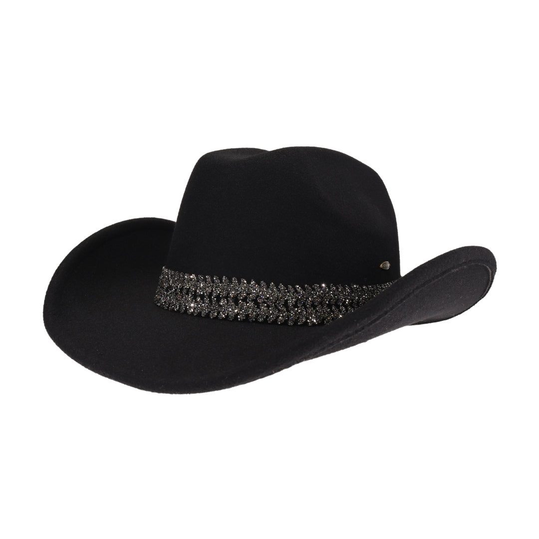 Silverton Vegan Fabric Cowboy Hat VCC0075