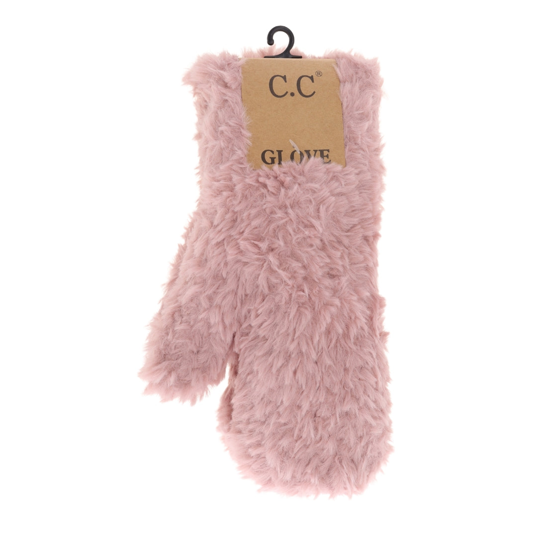 Faux Fur C.C Mittens MTE0004