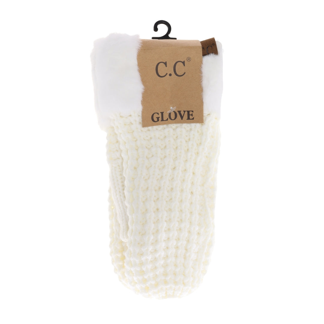 Waffle Knit C.C Mittens MTE0032