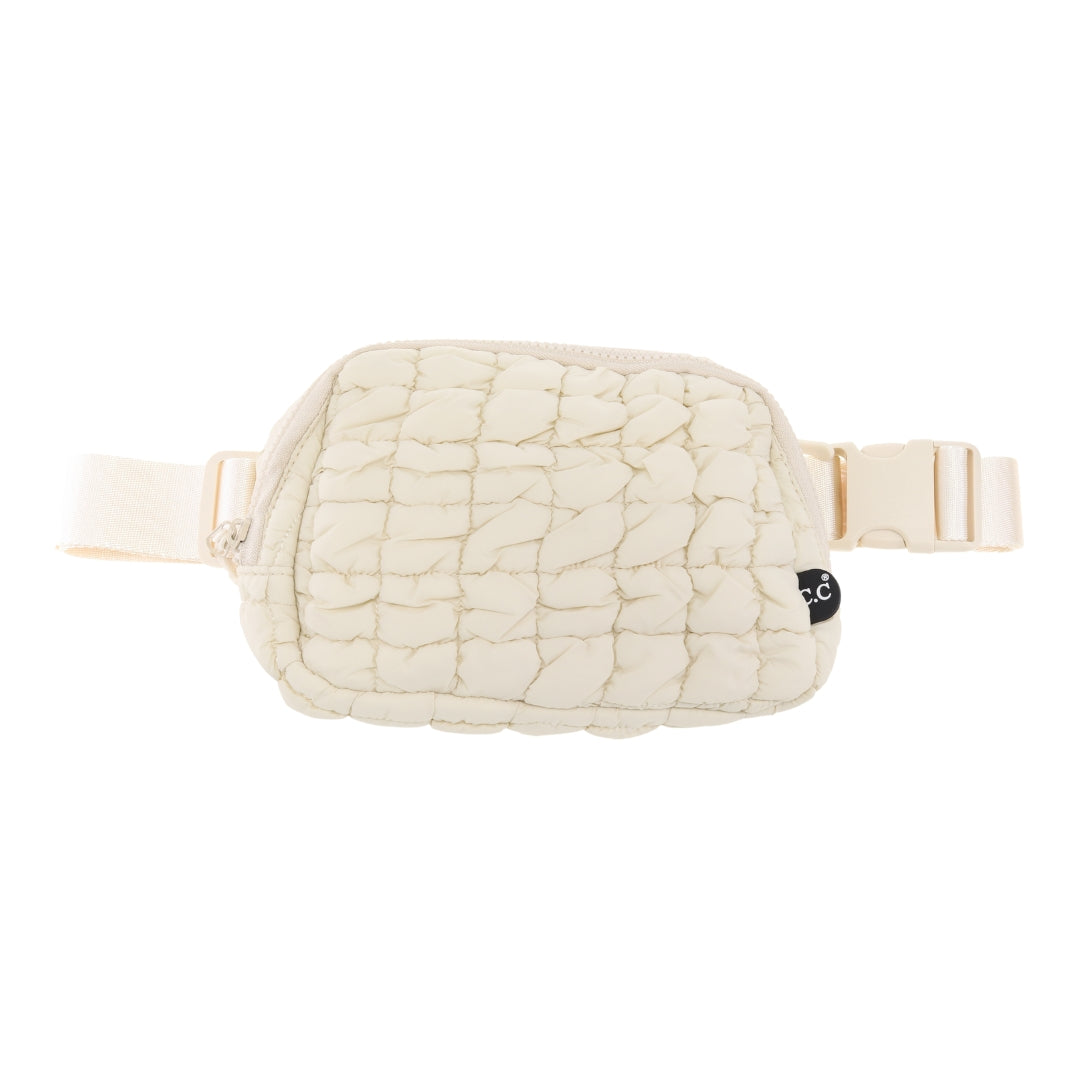 Quilted Puffer C.C Belt Bag BGS0064