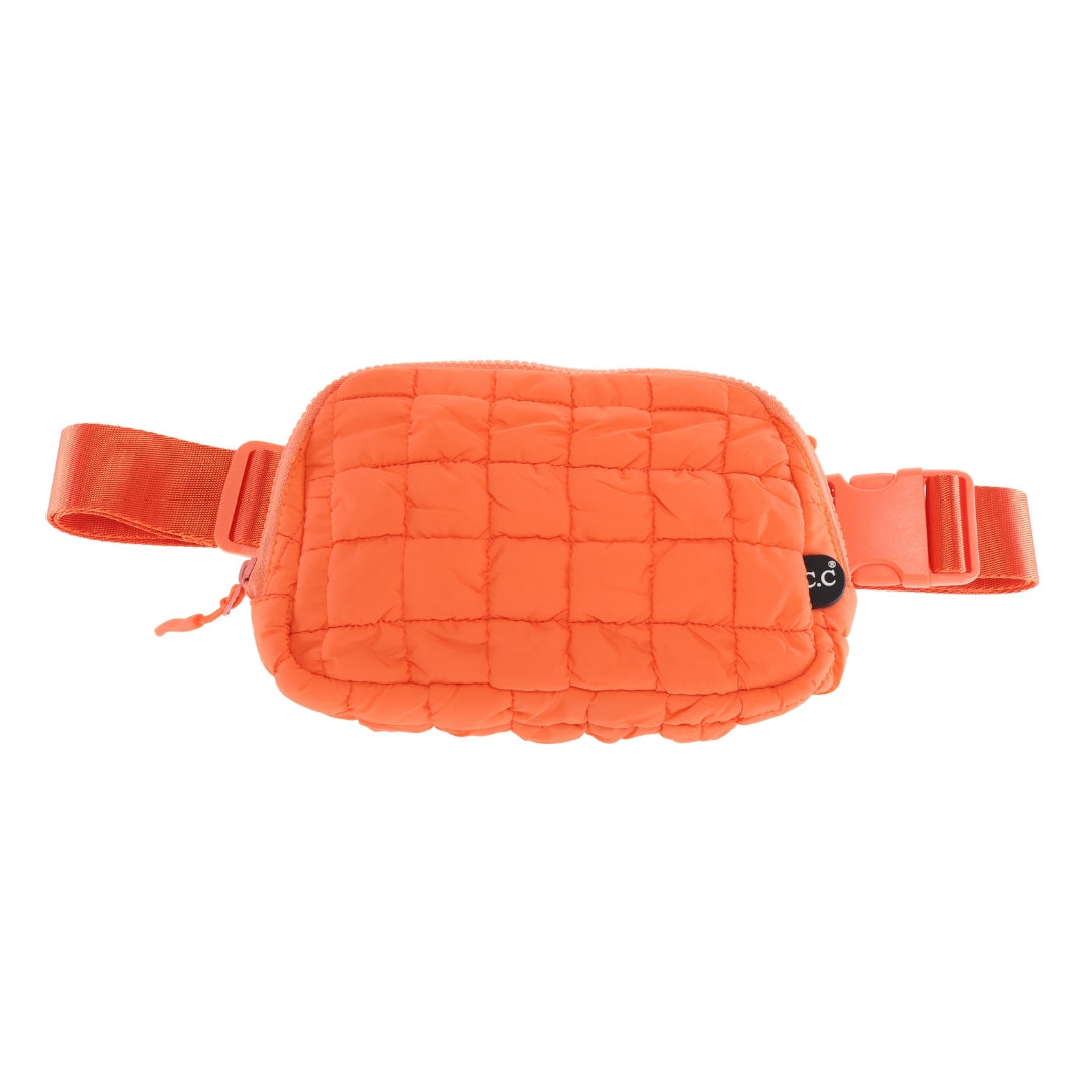 Quilted Puffer C.C Belt Bag BGS0064