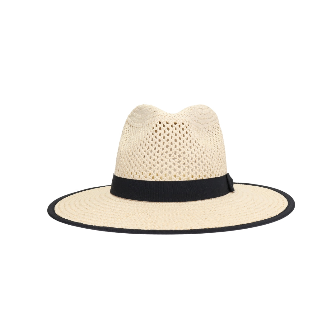 Open Weave Bow Trim C.C Panama Hat STH17