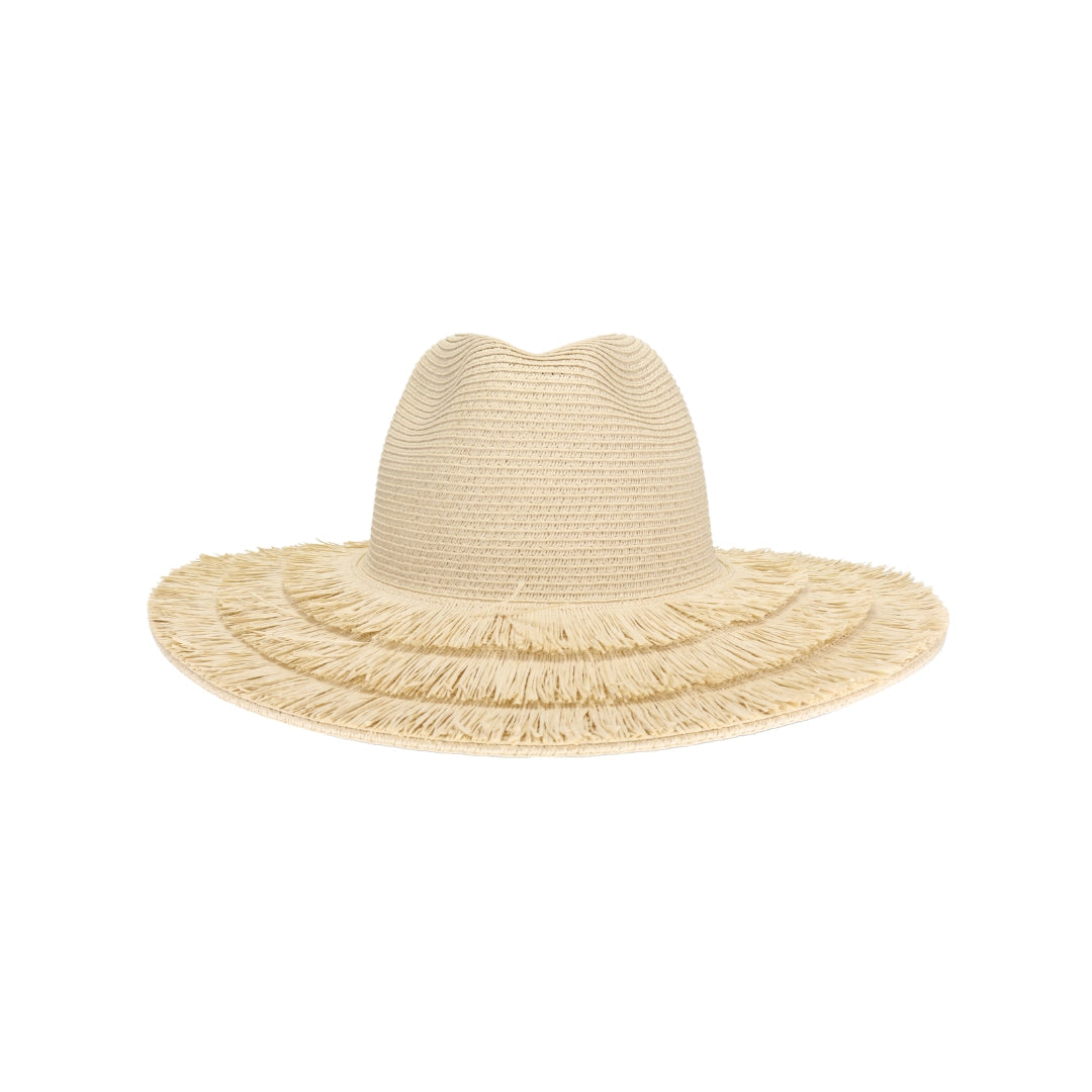 Fringe Brim C.C Panama Sun Hat STH0028