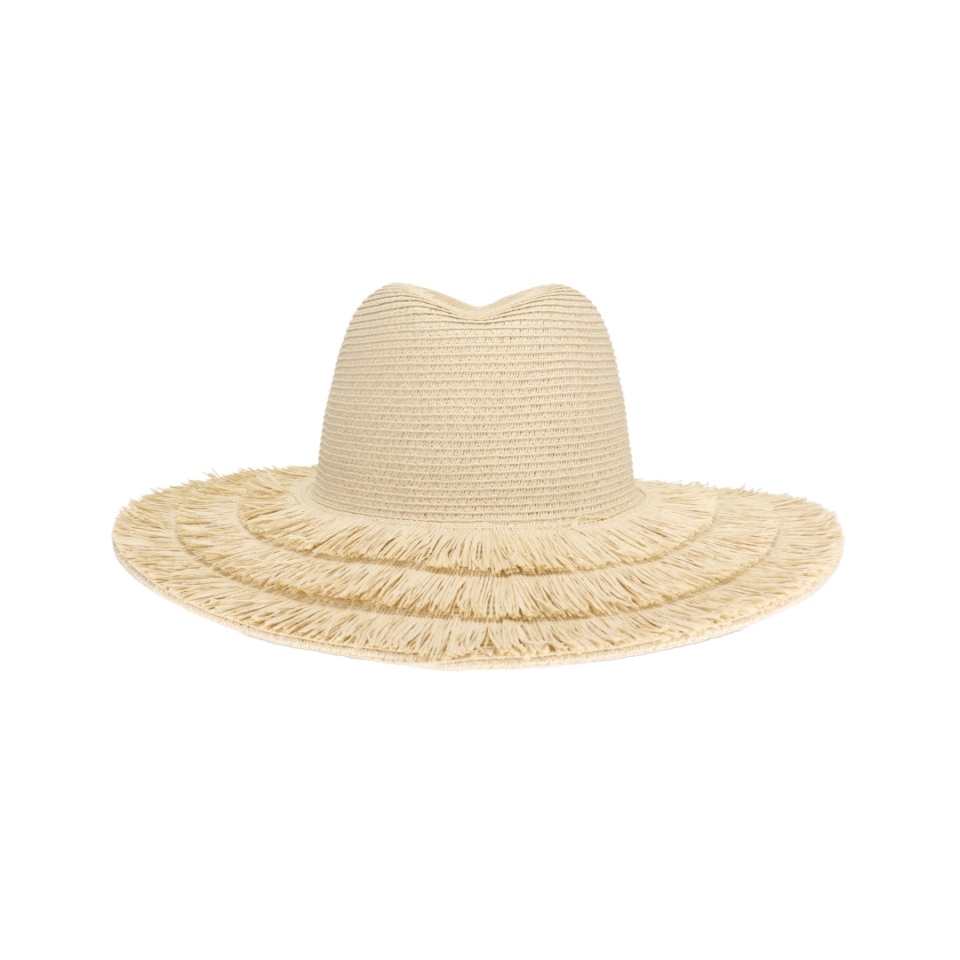 Fringe Brim C.C Panama Sun Hat STH0028