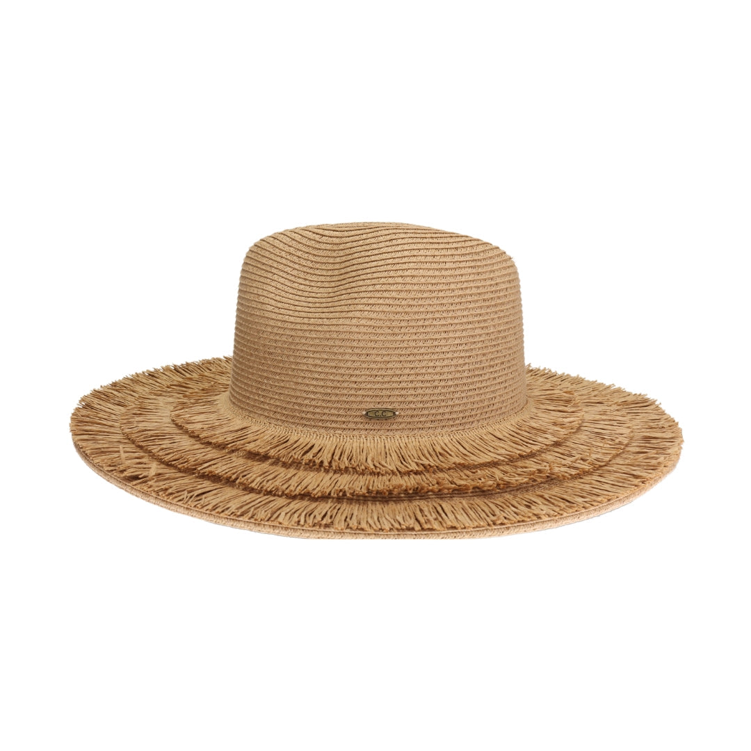 Fringe Brim C.C Panama Sun Hat STH0028