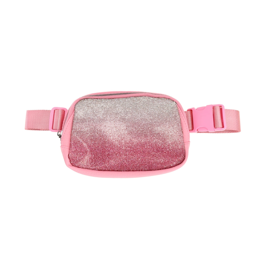 Ombre Rhinestone C.C Belt Bag BGS4284