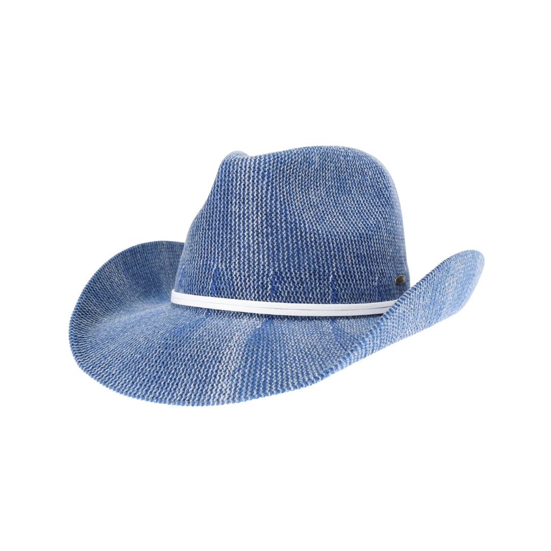 Lakeside C.C Washed Effect Knit Cowboy Hat CBC0128