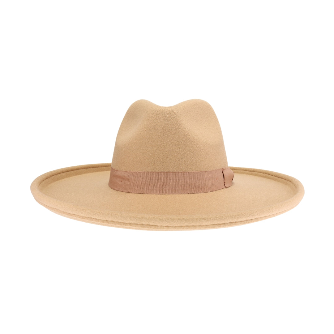 Rolled Edge Brim C.C Vegan Felt Hat VFE0006