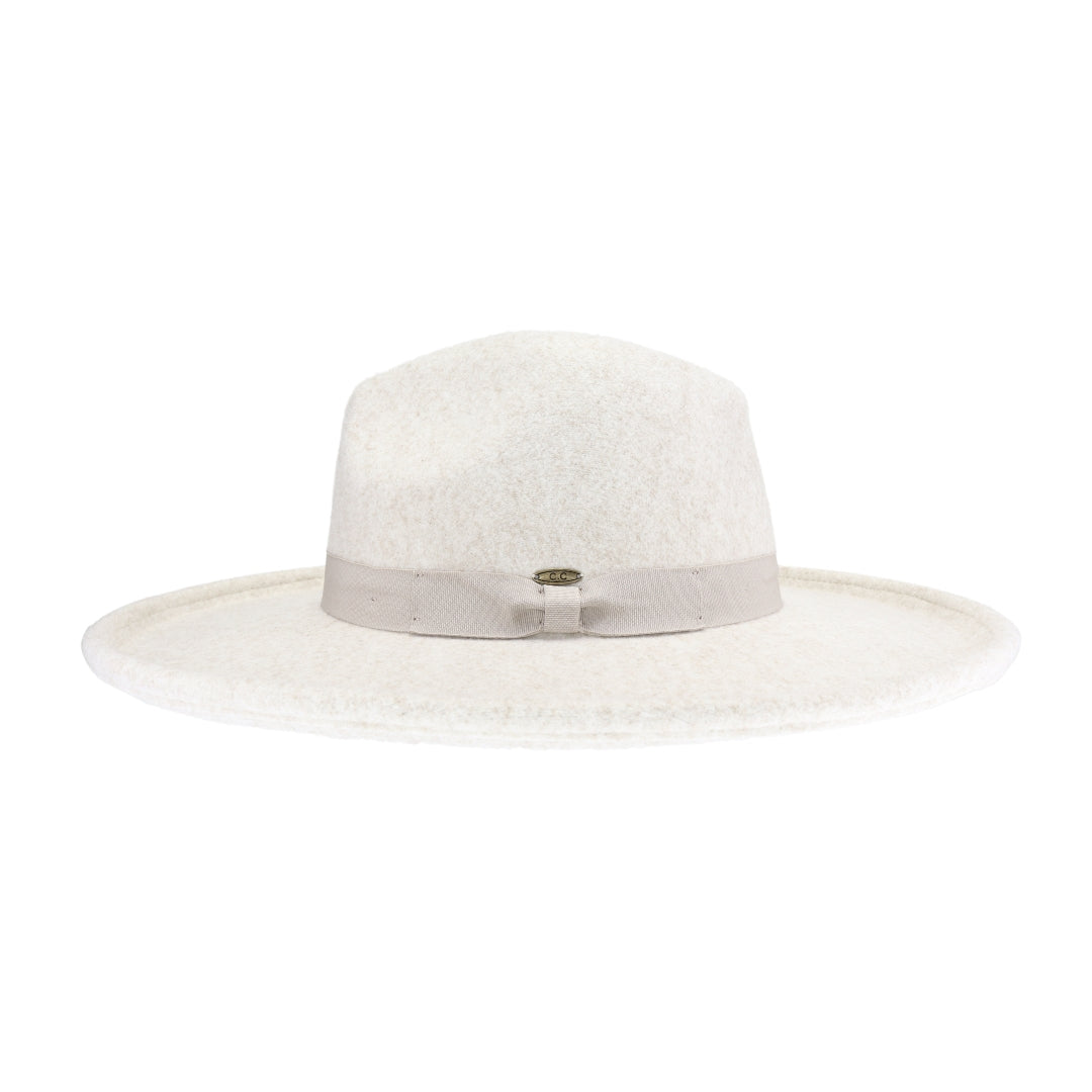 Rolled Edge Brim C.C Vegan Felt Hat VFE0006