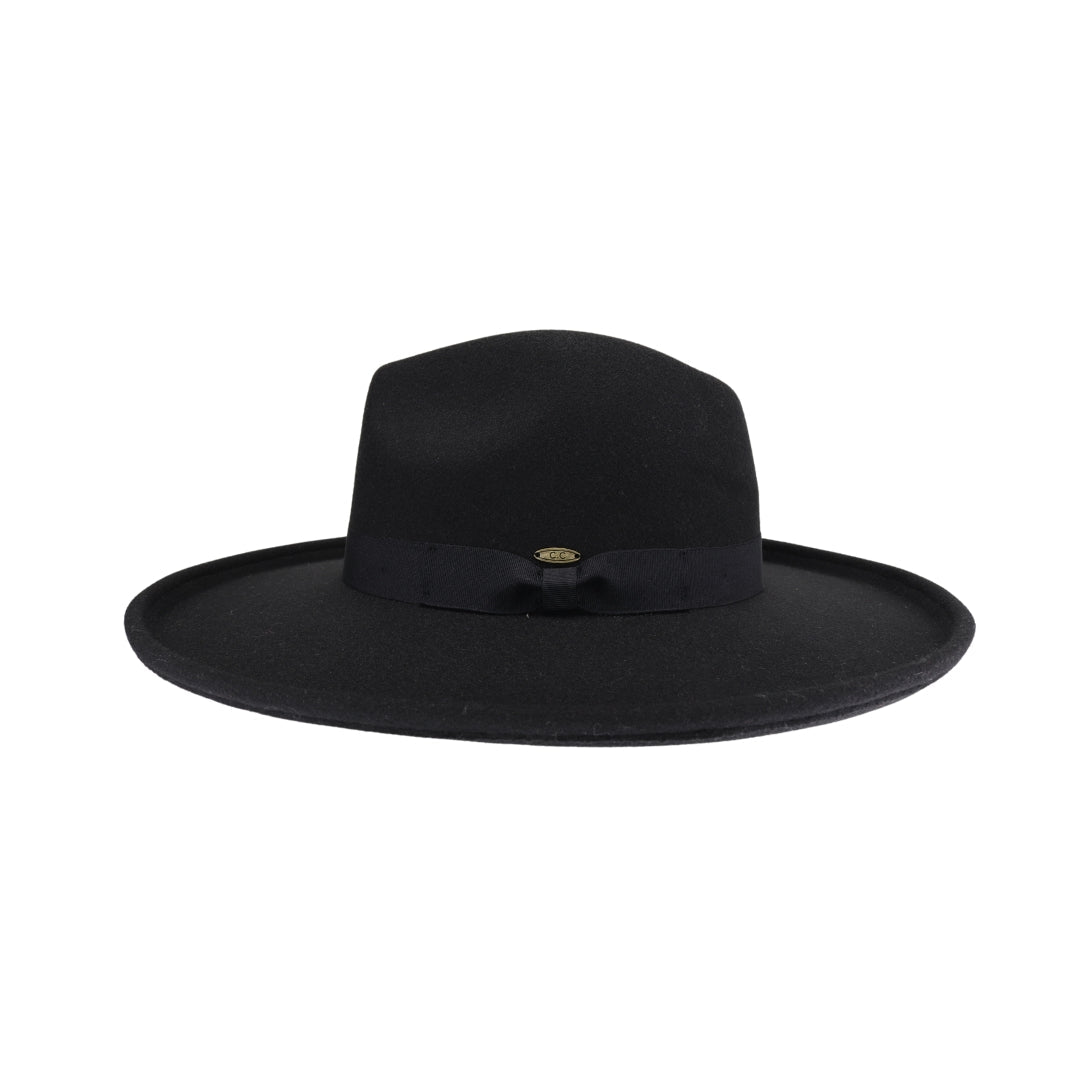 Rolled Edge Brim C.C Vegan Felt Hat VFE0006