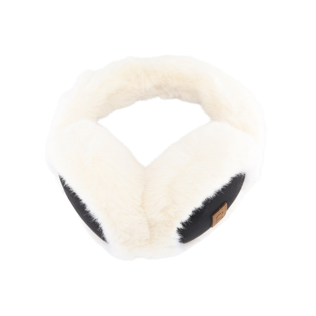 Suede and Faux Fur C.C Earmuff EMS4491