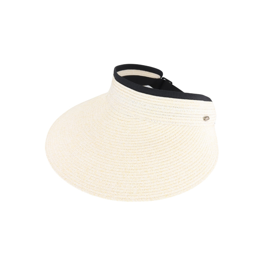 Heather Straw Visor C.C Sunhat SVH0051