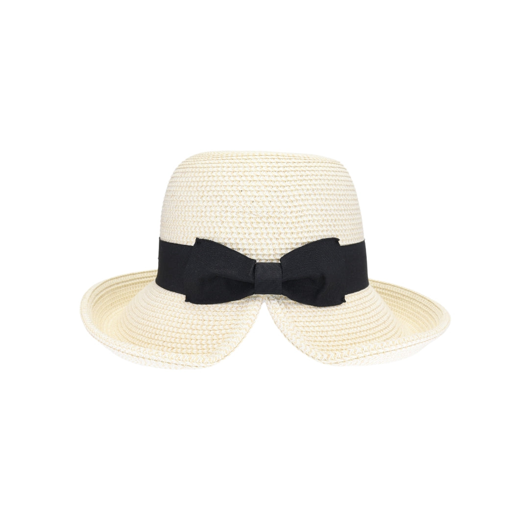 Bow Adorned Cloche Bucket C.C Sunhat STH0040