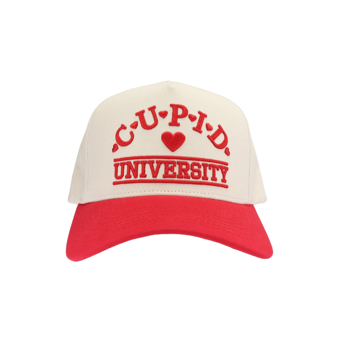 Cupid University C.C Puff Embroidered Trucker Hat TCM0031