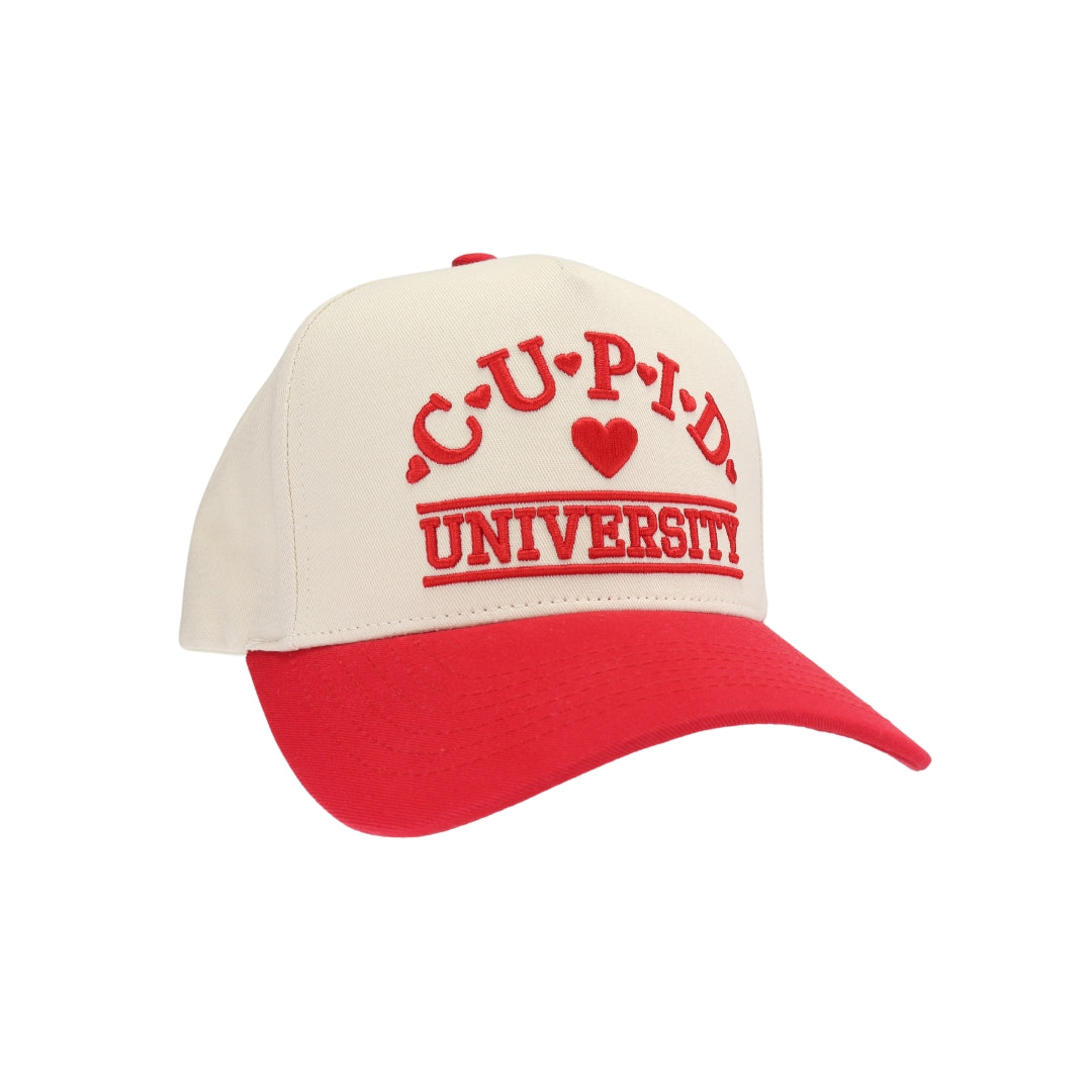 Cupid University C.C Puff Embroidered Trucker Hat TCM0031