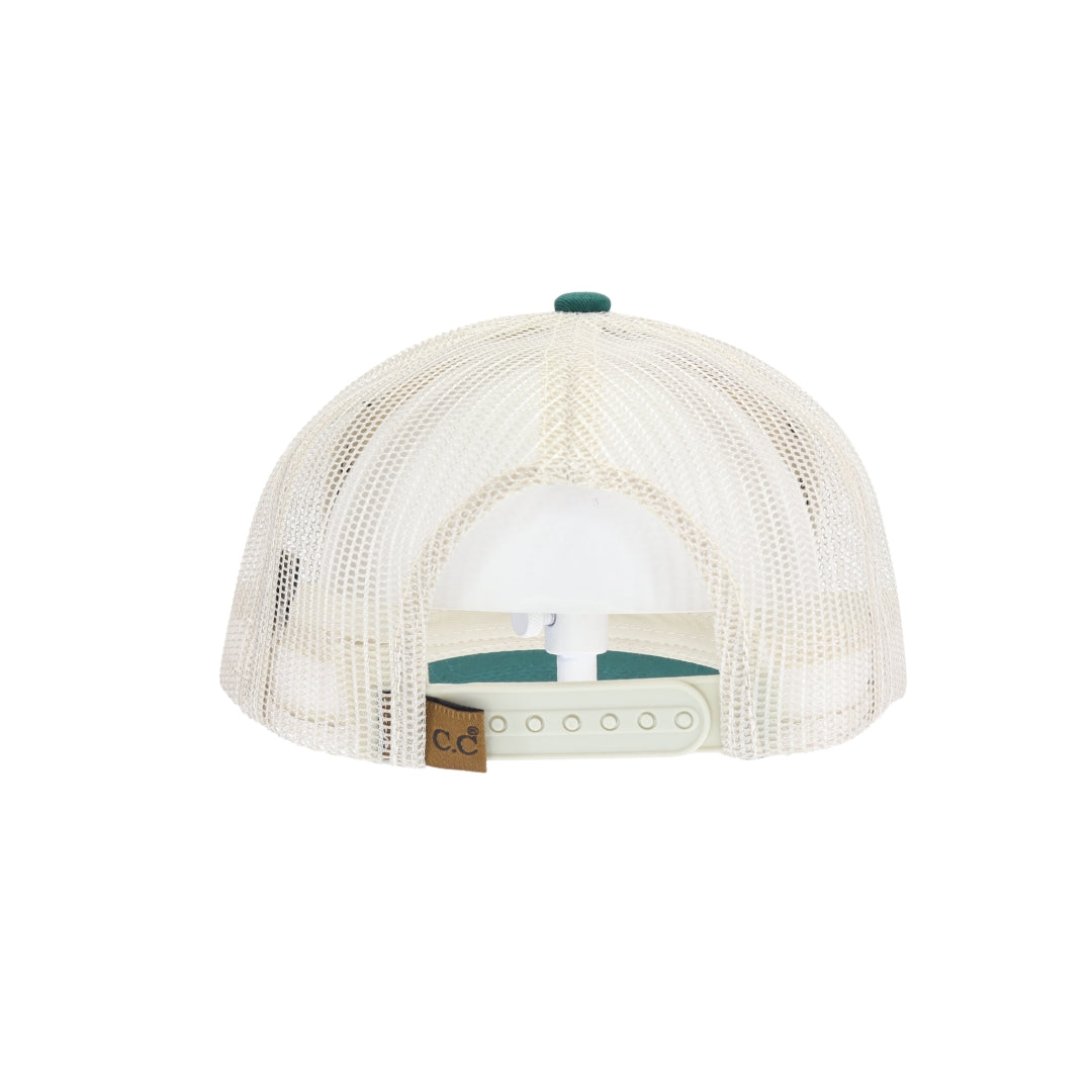 Two Tone Mesh Back C.C Trucker Hat TCM0006