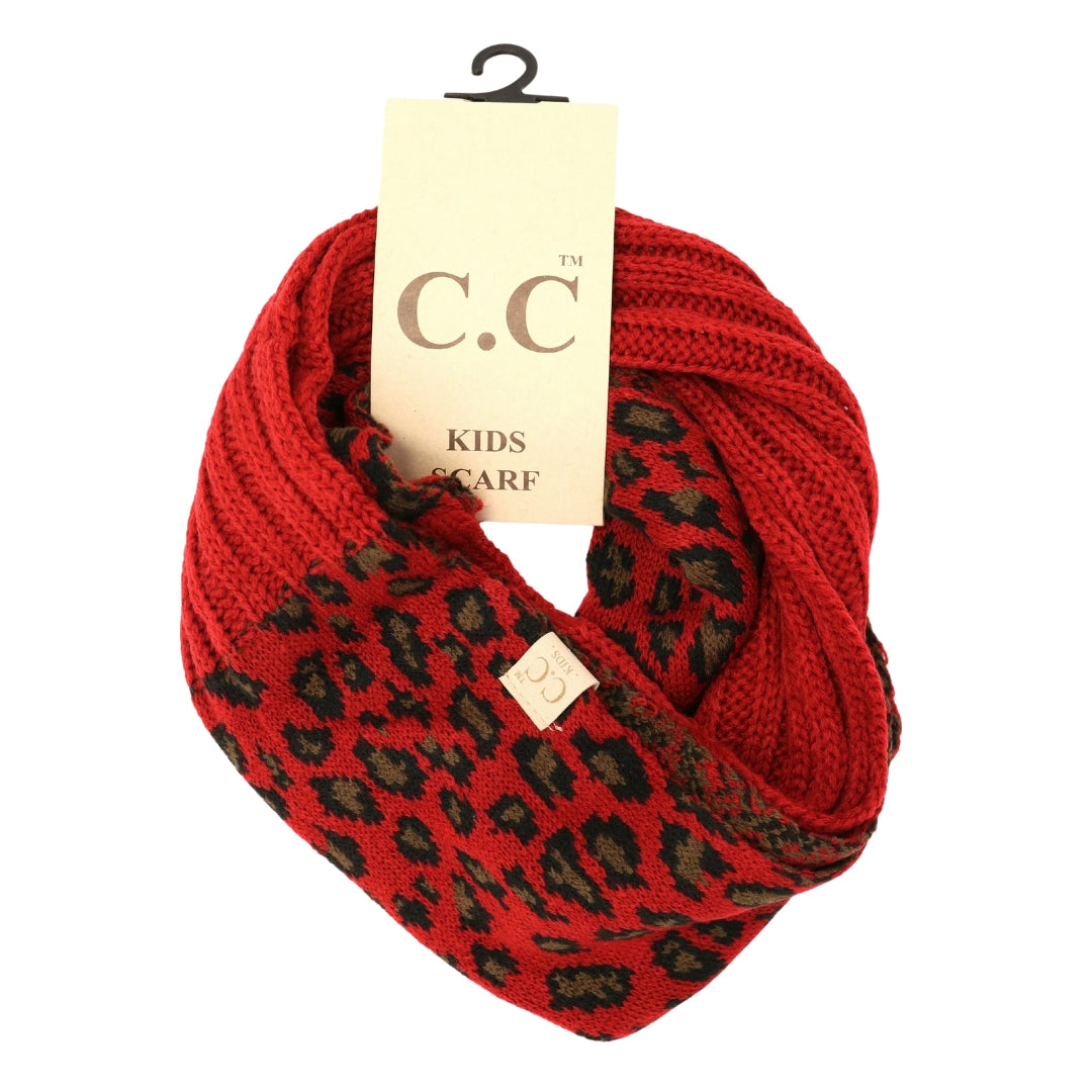 KIDS Leopard Print CC Infinity Scarf KIDSSF80