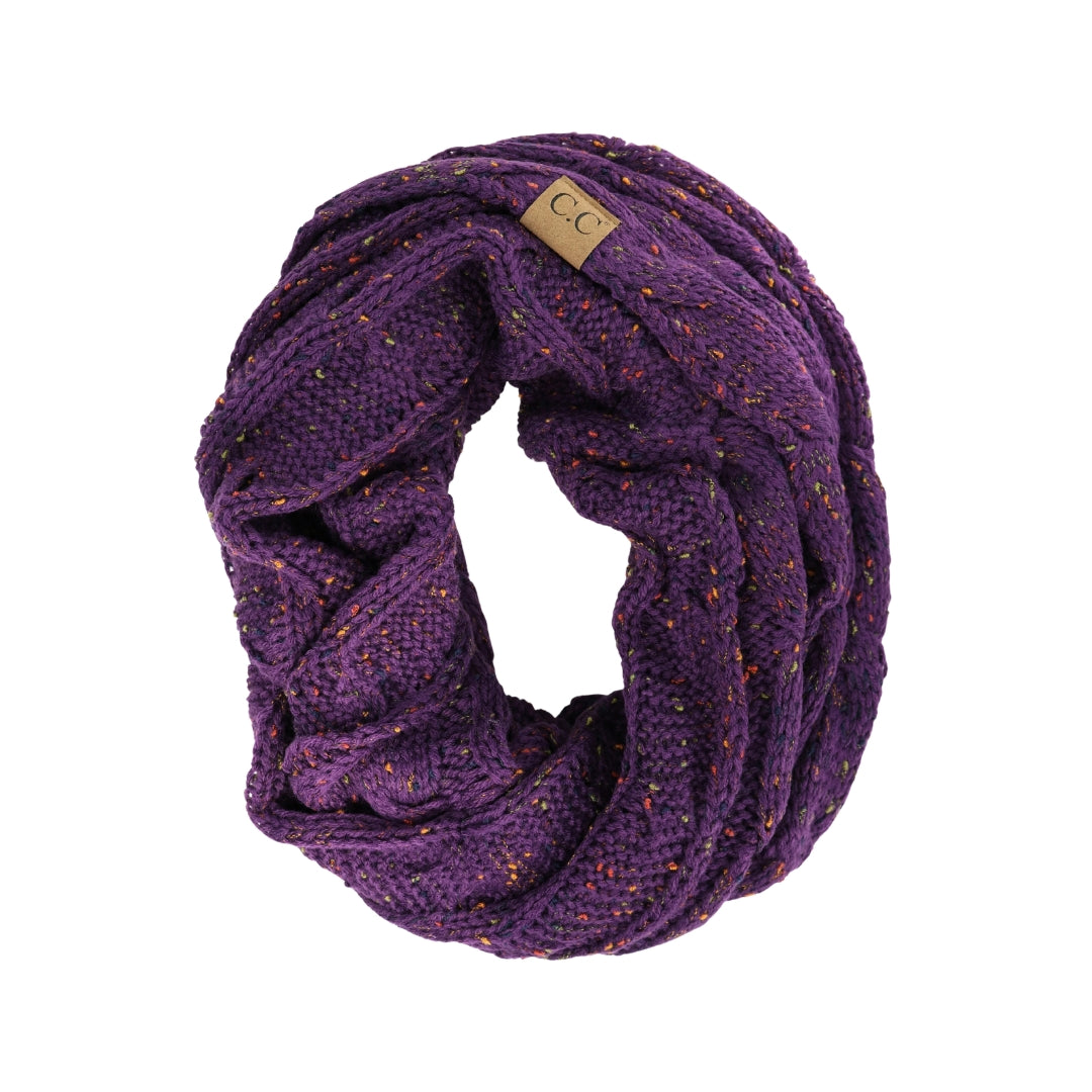 Flecked CC Infinity Scarf SF33