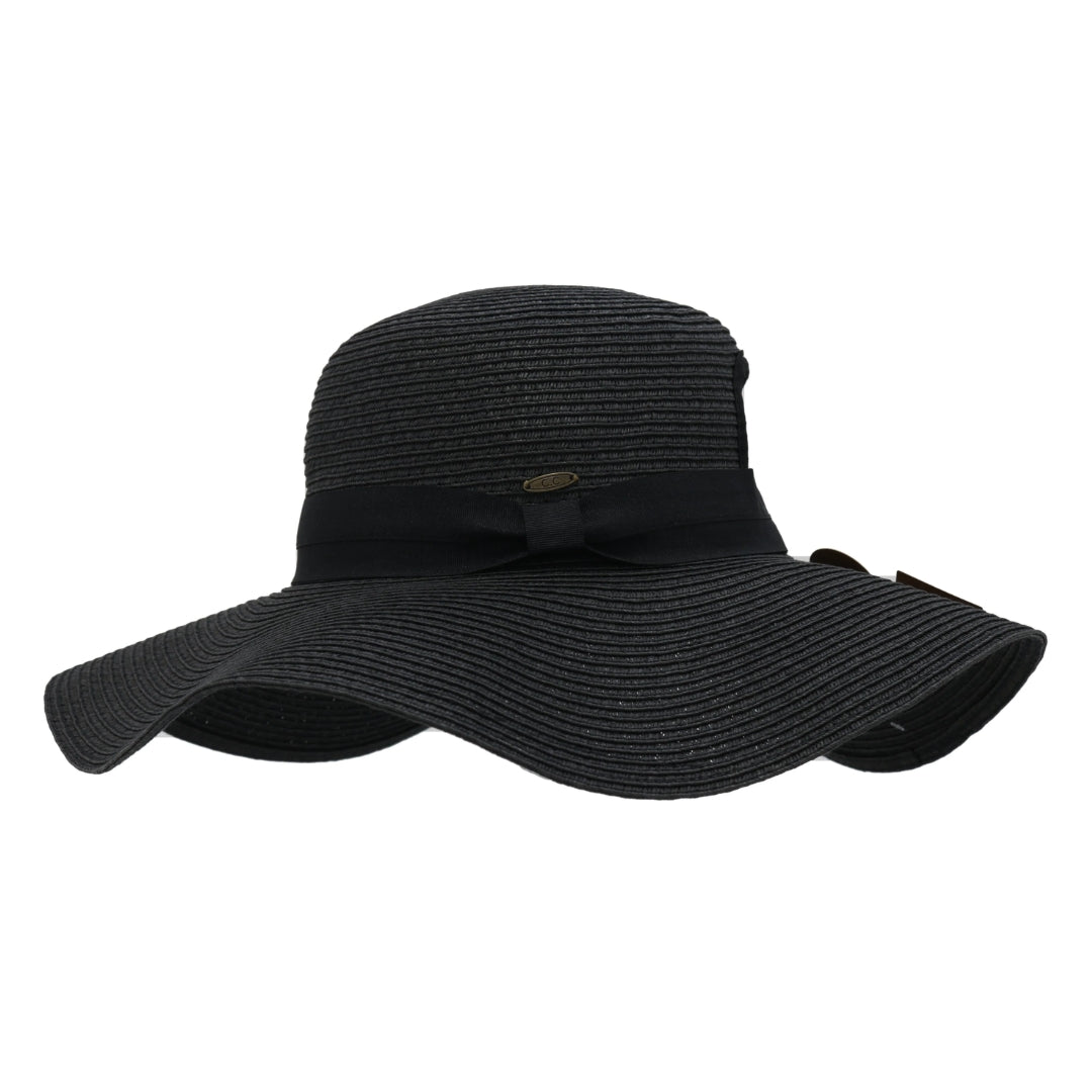 Floppy Wide Brim Hat with Ponytail Opening ST2027