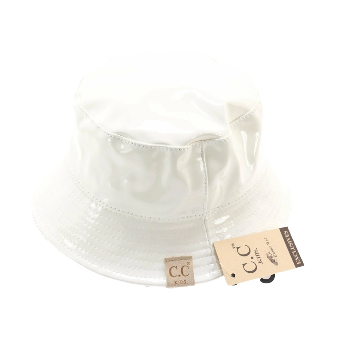 Kids Shiny Rain Bucket C. C Hat KIDS2182