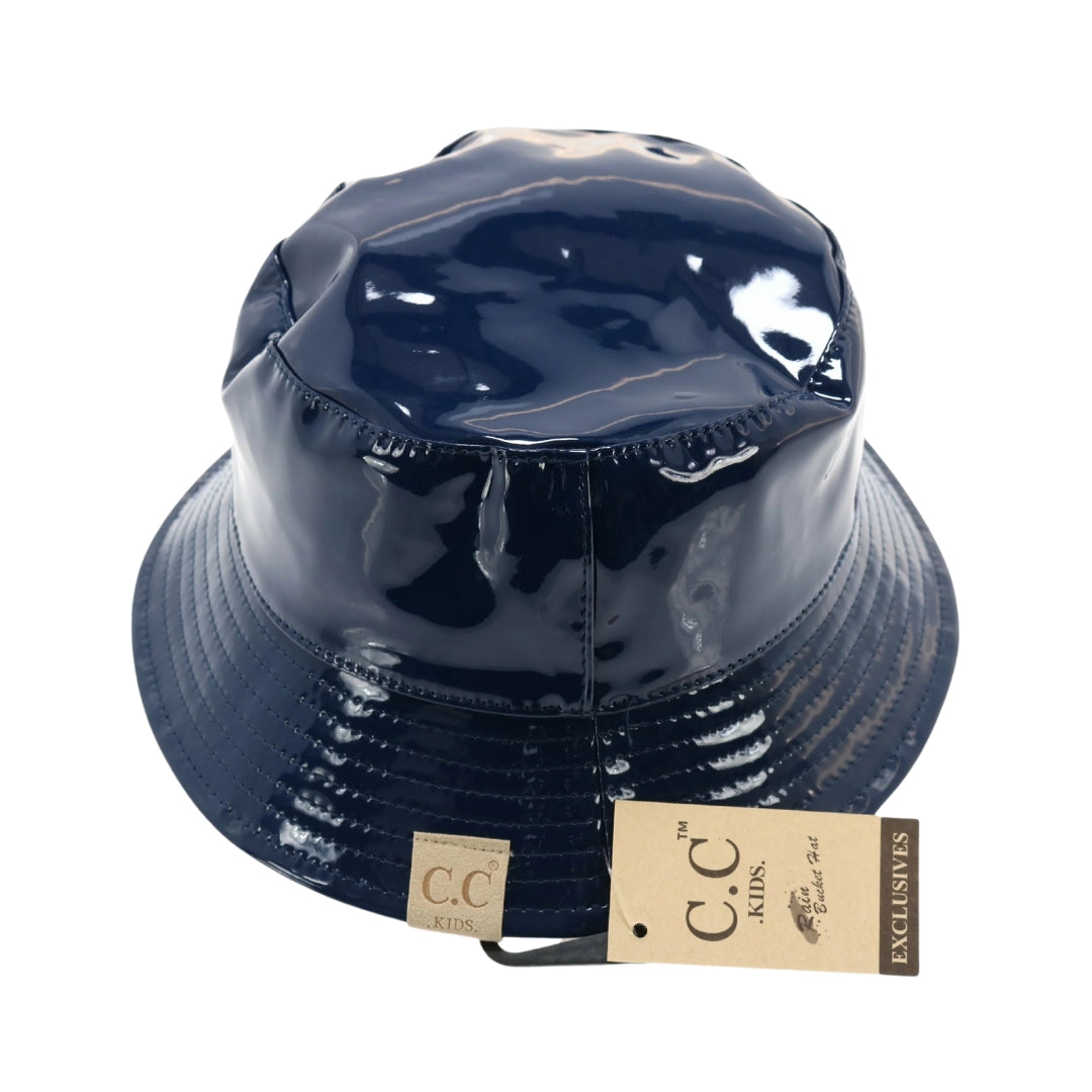 Kids Shiny Rain Bucket C. C Hat KIDS2182