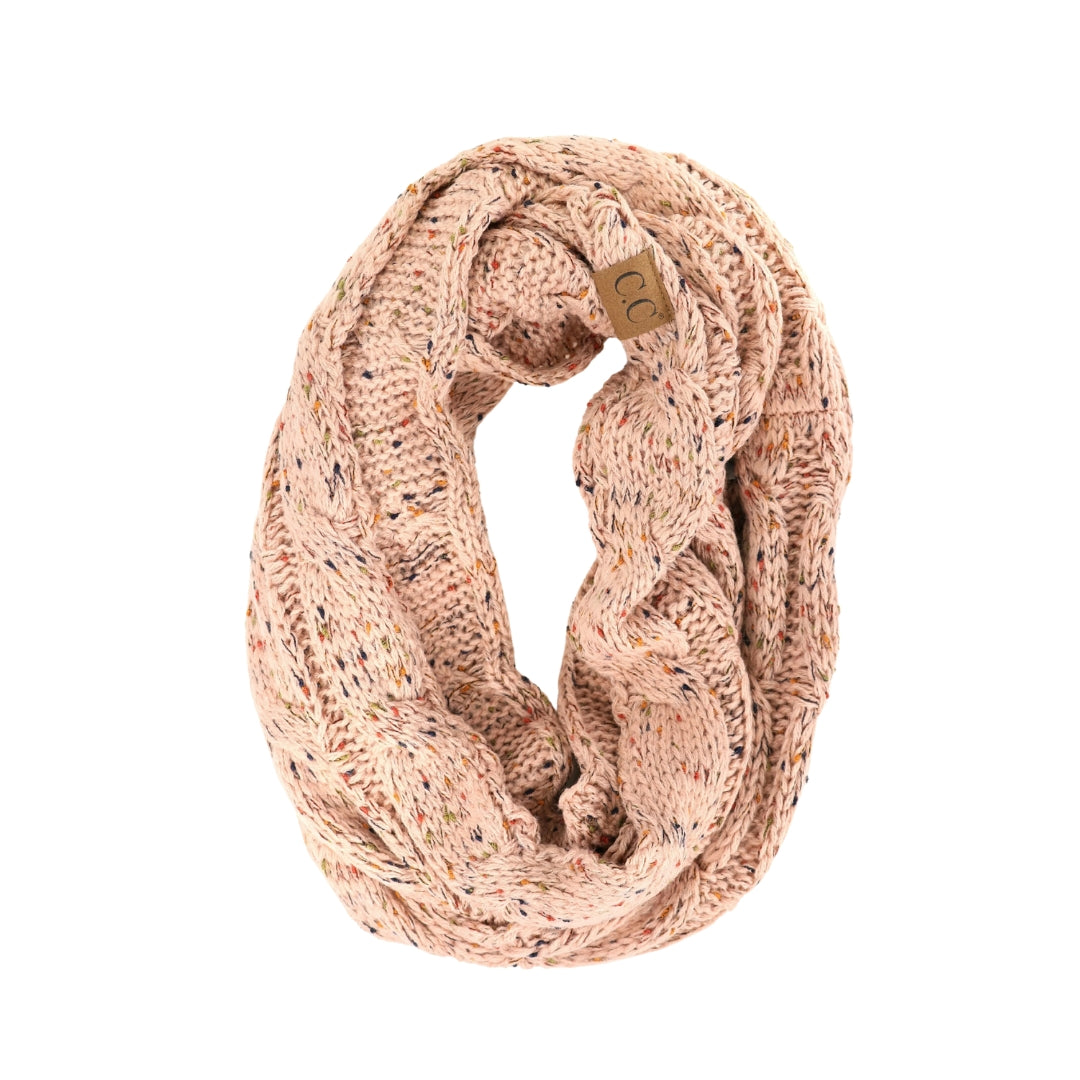 Flecked CC Infinity Scarf SF33