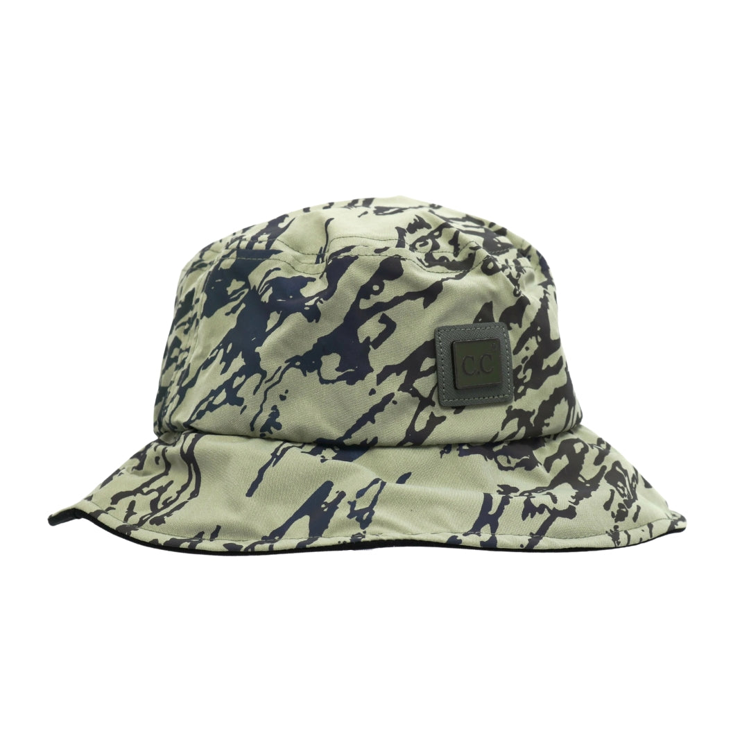 Reflective Geometric Print Bucket Hat BK778