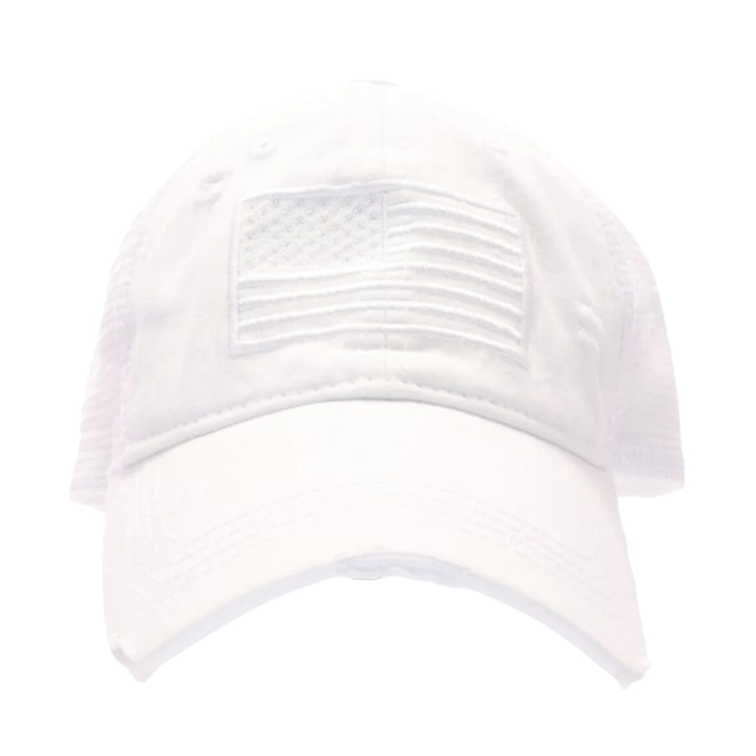 Monochrome USA Embroidered High Pony CC Ball Cap BT926