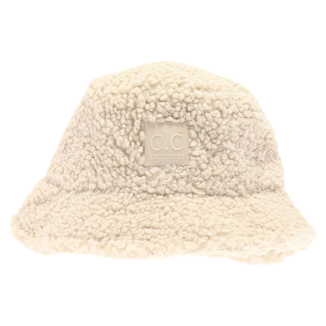 Sherpa Bucket Hat with Rubber Patch KP008