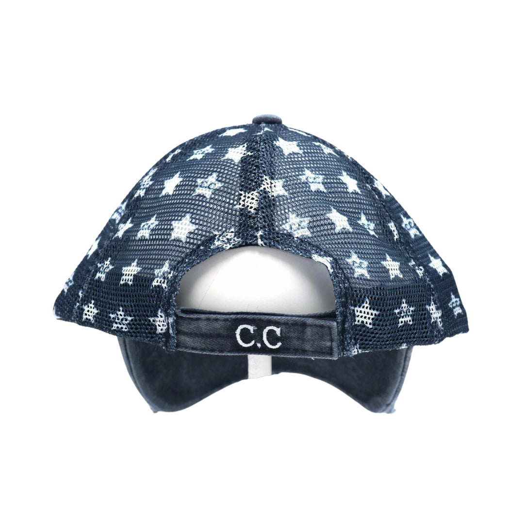 Distressed USA Patch Star CC Ball Cap BA921