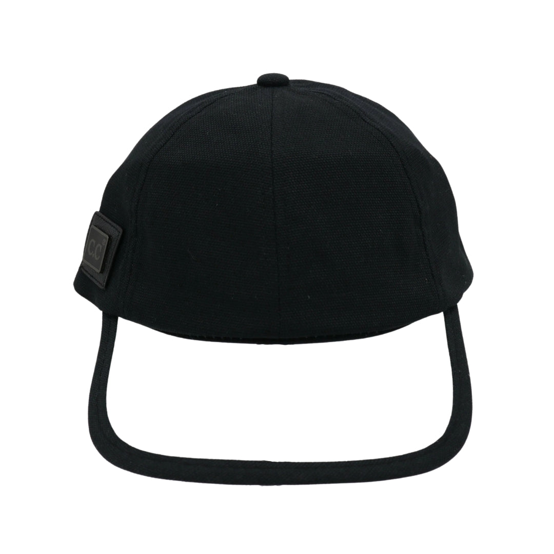 Canvas CC Ball Cap with PVC Brim BA781