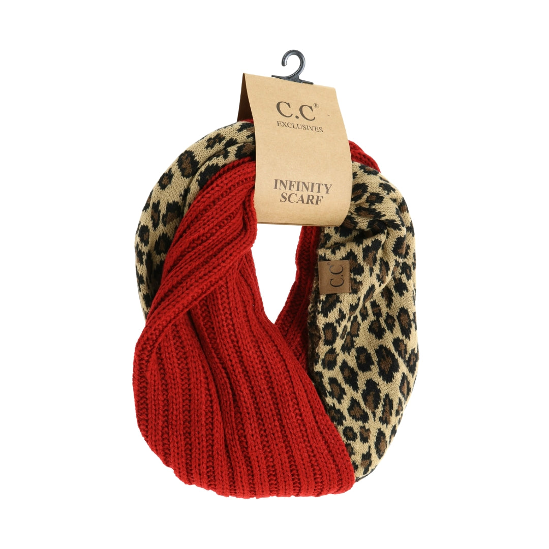 Leopard Print CC Infinity Scarf SF45